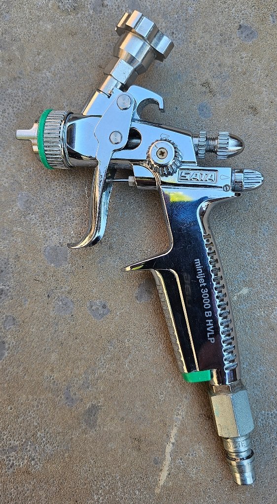 Sata 3000 B mini-jet verfspuit, Ophalen of Verzenden, Zo goed als nieuw, Verfspuit of Verfpomp
