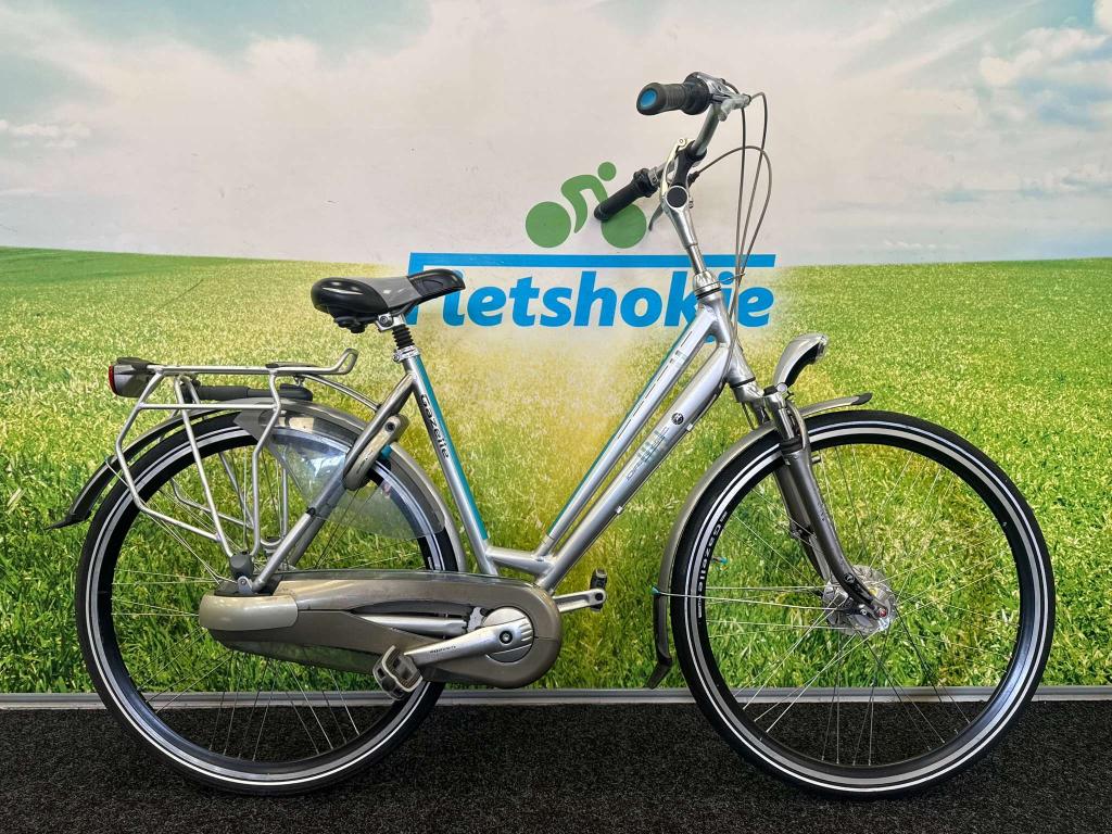 Fietshokje Amersfoort: Gazelle Orange damesfiets N8 H53, Fietsen en Brommers, Fietsen | Dames | Damesfietsen, Niet ingevuld, Versnellingen