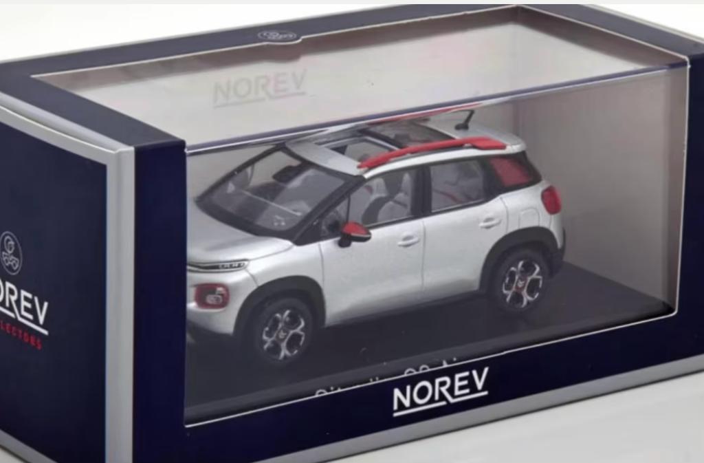 Citroen C3 Aircross 2017 Zilver & Oranje 1/43 NOREV 155333, Hobby en Vrije tijd, Modelauto's | 1:43, Verzenden, Nieuw, Auto, Norev