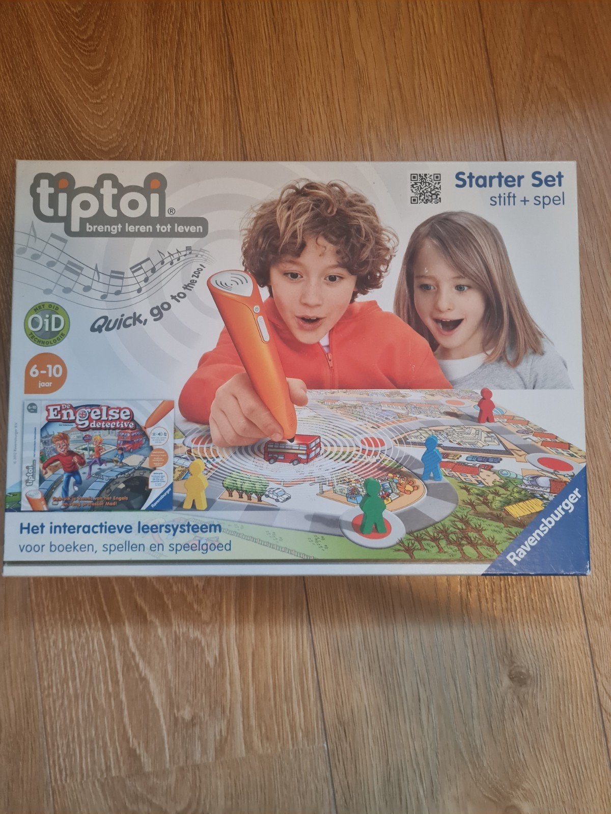 tiptoi Starter Set: Stift + spel 'De Engelse Detective', Een of twee spelers, Ophalen of Verzenden, Gebruikt, Ravensburger