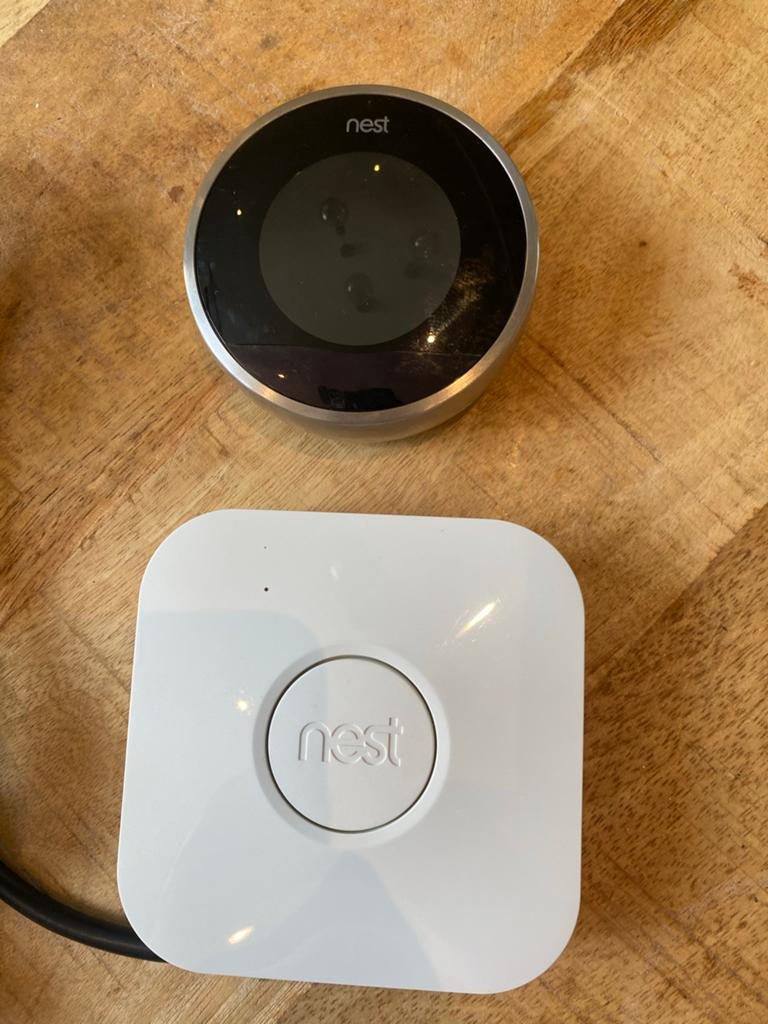 Google Nest Thermostaat - Slimme Verwarming, Ophalen of Verzenden, Slimme thermostaat, Gebruikt