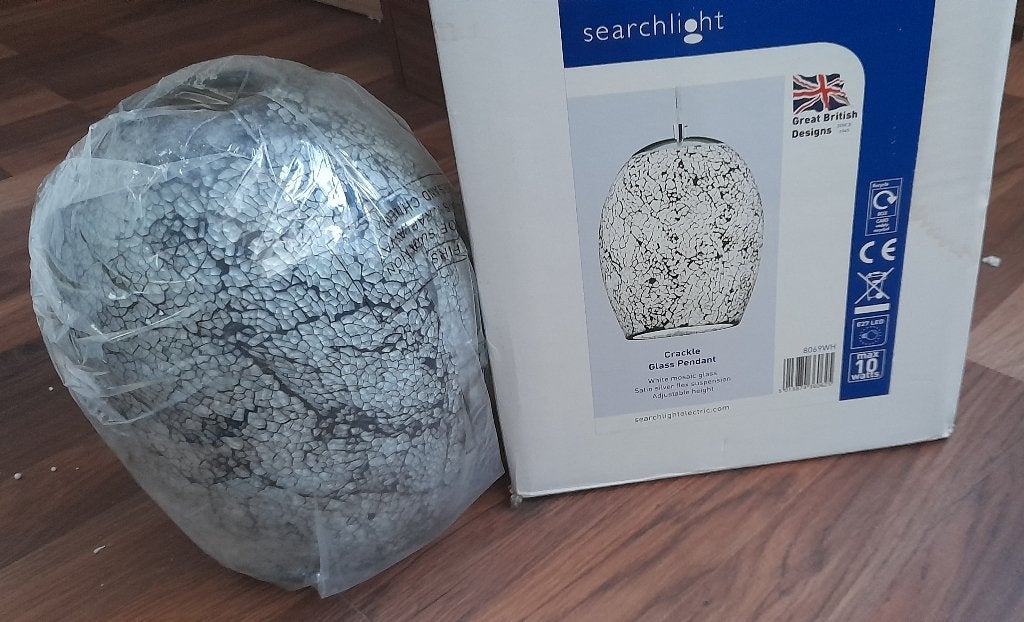 Designlamp, Huis en Inrichting, Ophalen, Nieuw, Glas, Modern