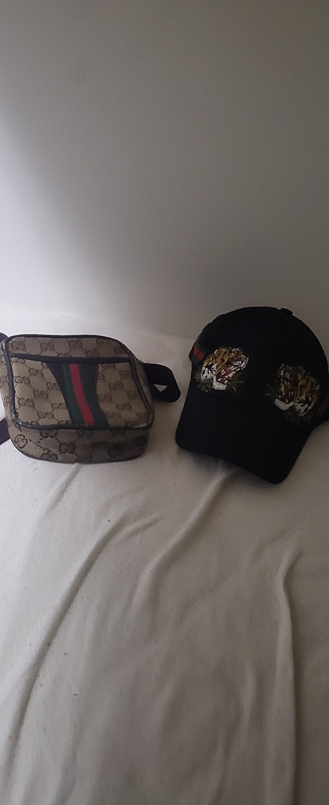 Gucci tasje en pet set, Ophalen of Verzenden, Gebruikt, Bruin, Schoudertasje