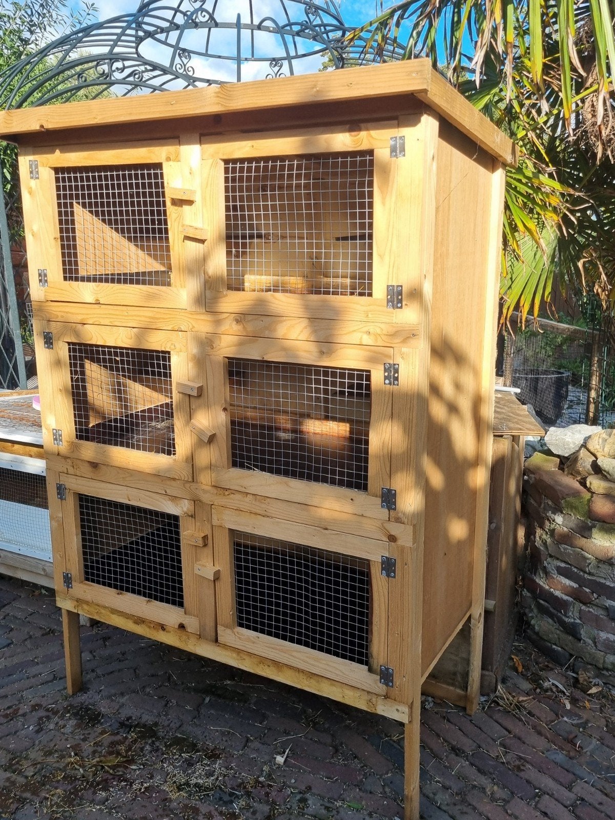 konijnen/cavia flat, Ophalen, Cavia, 90 cm of meer, Hok