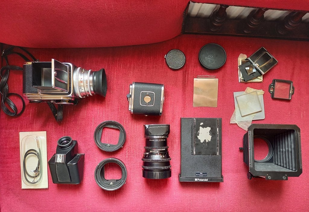 Hasselblad 500C/M cameraset – compleet en recent nagekeken, Ophalen of Verzenden, Gebruikt, Spiegelreflex, Overige Merken