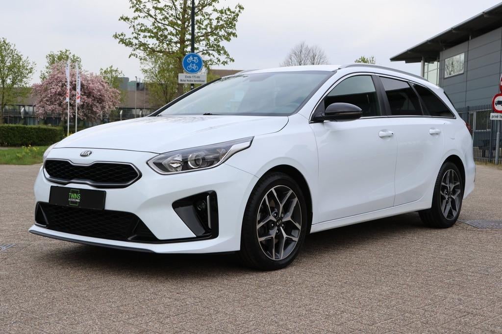 Kia Ceed Sportswagon 1.5 T-GDi GT-Line Automaat (2021) – L, Automatische klimaatregeling, Gebruikt, Zwart, Leder en Stof