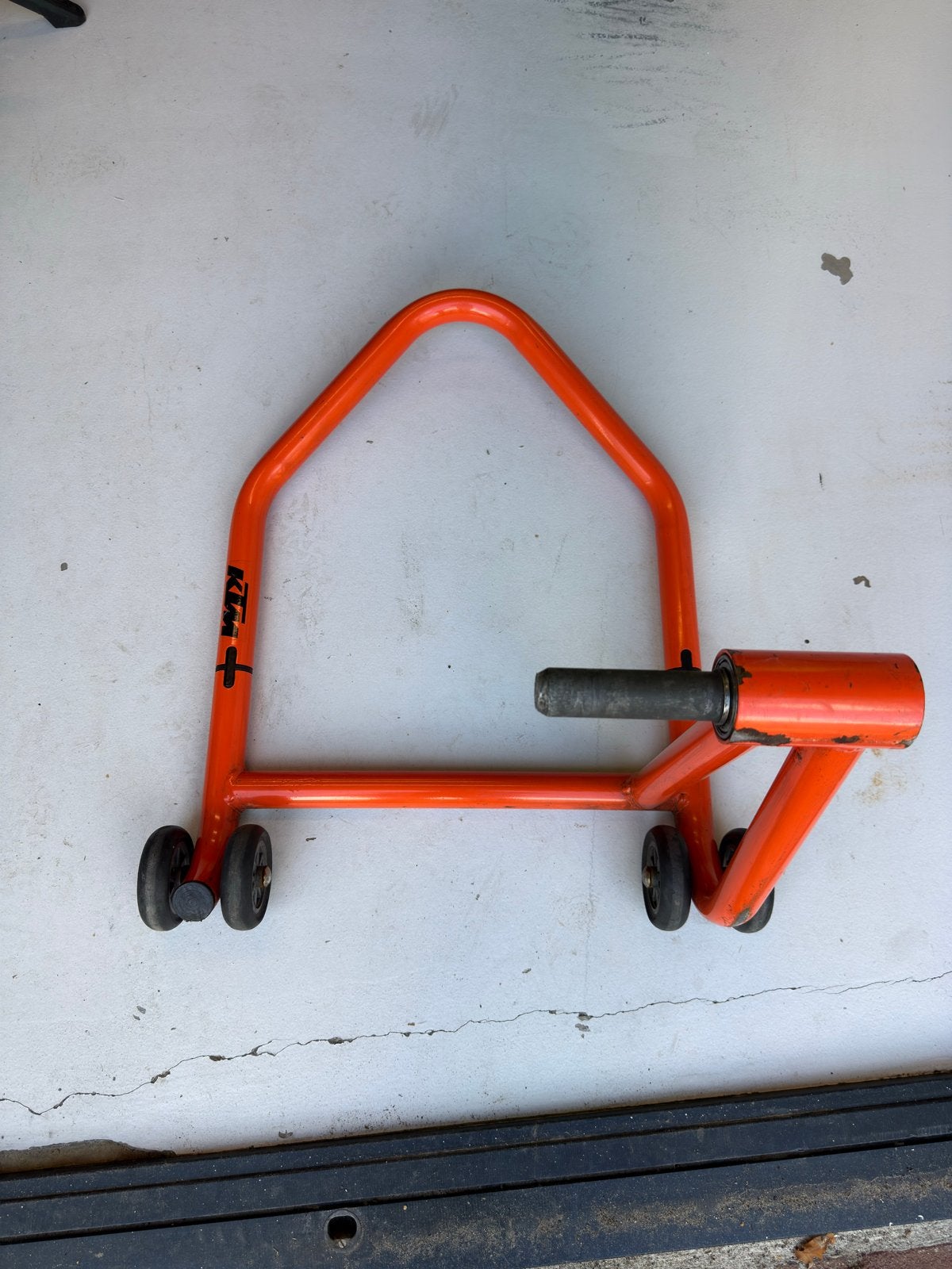 KTM enkelzijdige swingarm paddockstand, Motoren, Ophalen, Gebruikt