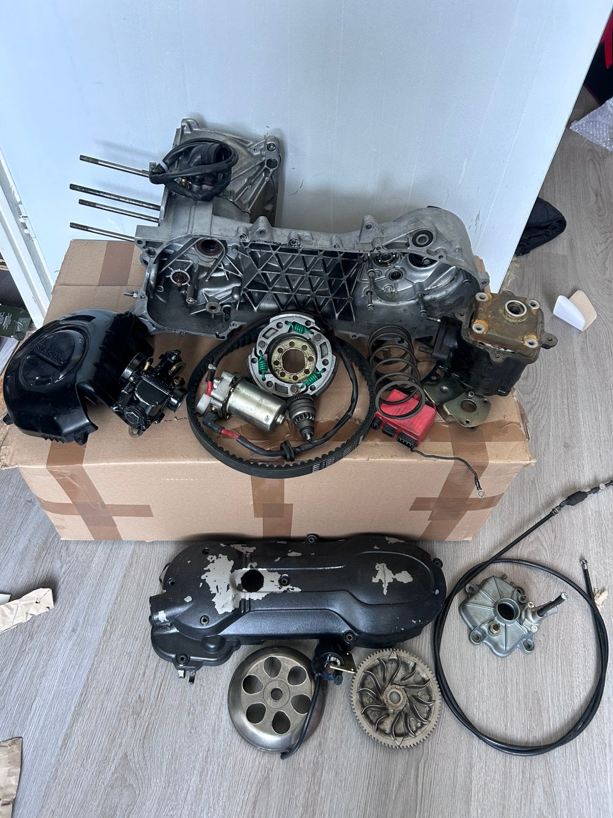 Piaggio hexagon 125cc carter 180cc 172cc (onderdelen), Ophalen of Verzenden