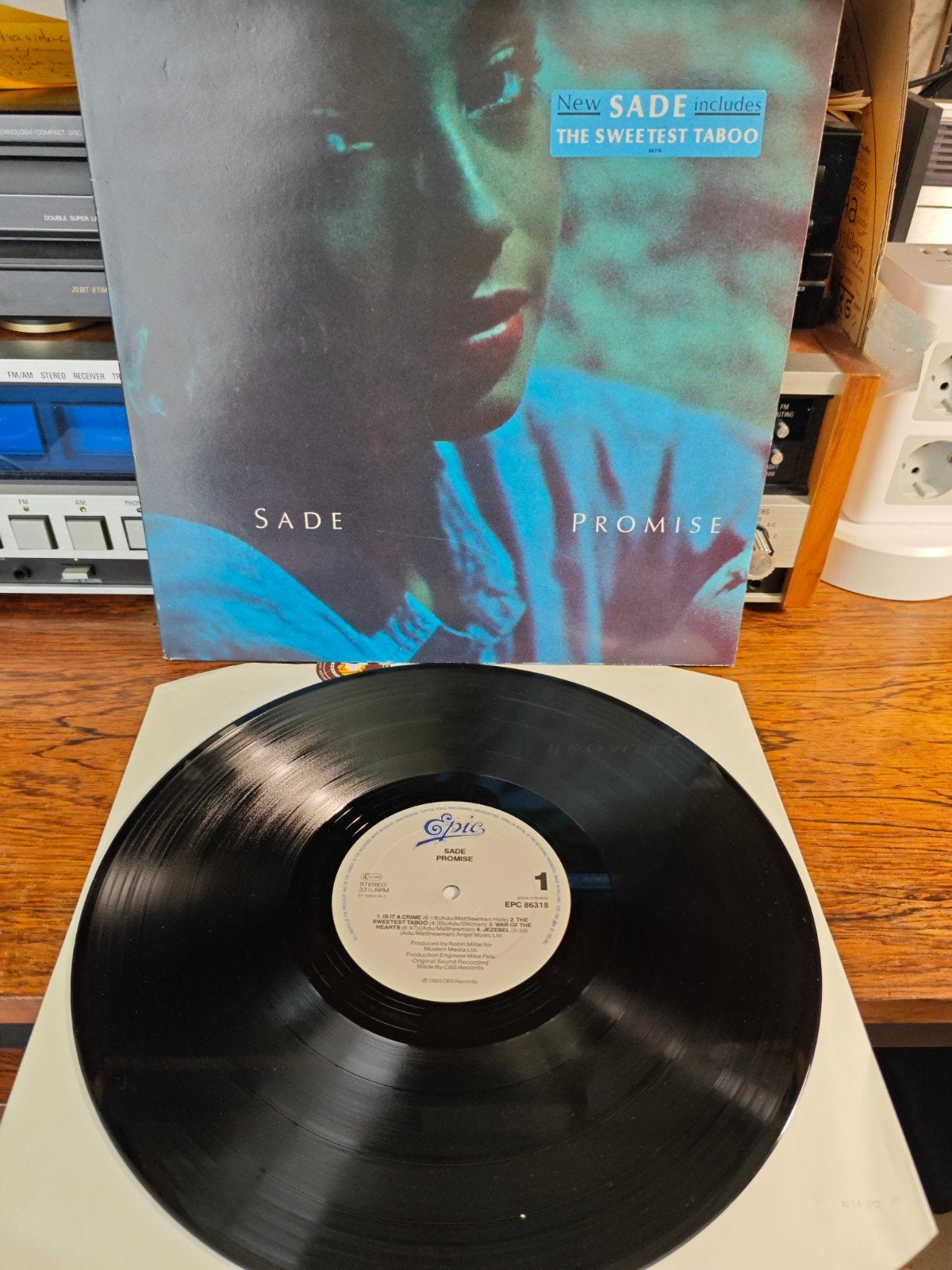 Sade - Promise LP (1985) - Inclusief The Sweetest Taboo, Gebruikt, 1980 - 1989, Ophalen of Verzenden, 12 inch