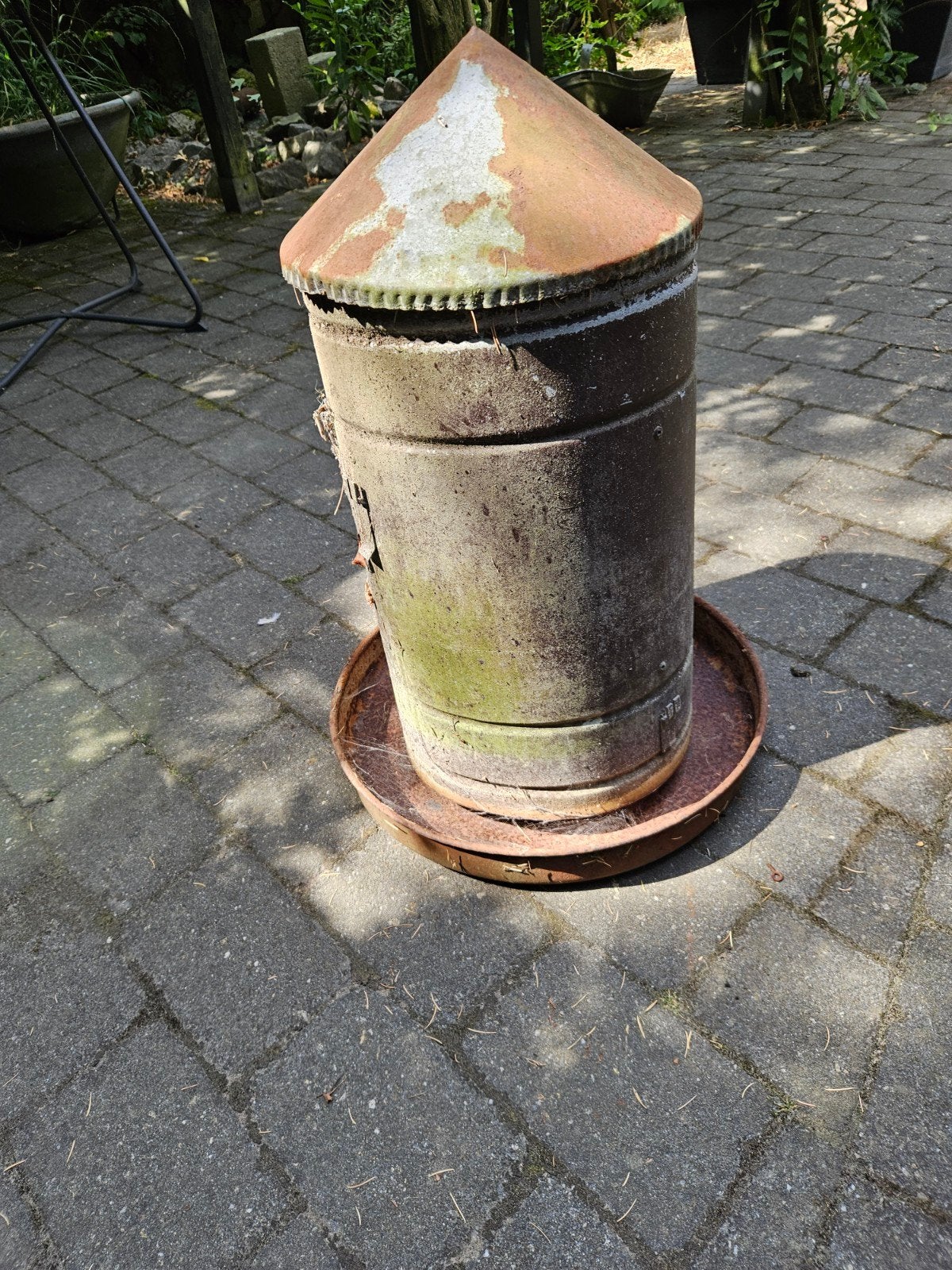 zinken kippen voer silo, Ophalen of Verzenden