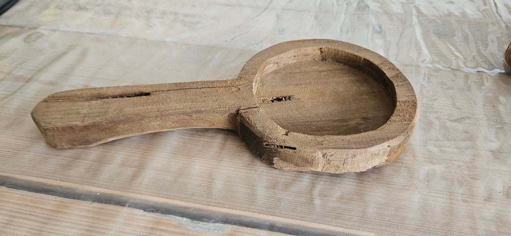 Landelijke inrichting  hout kaarsen ding, Ophalen of Verzenden, Hout, Minder dan 25 cm
