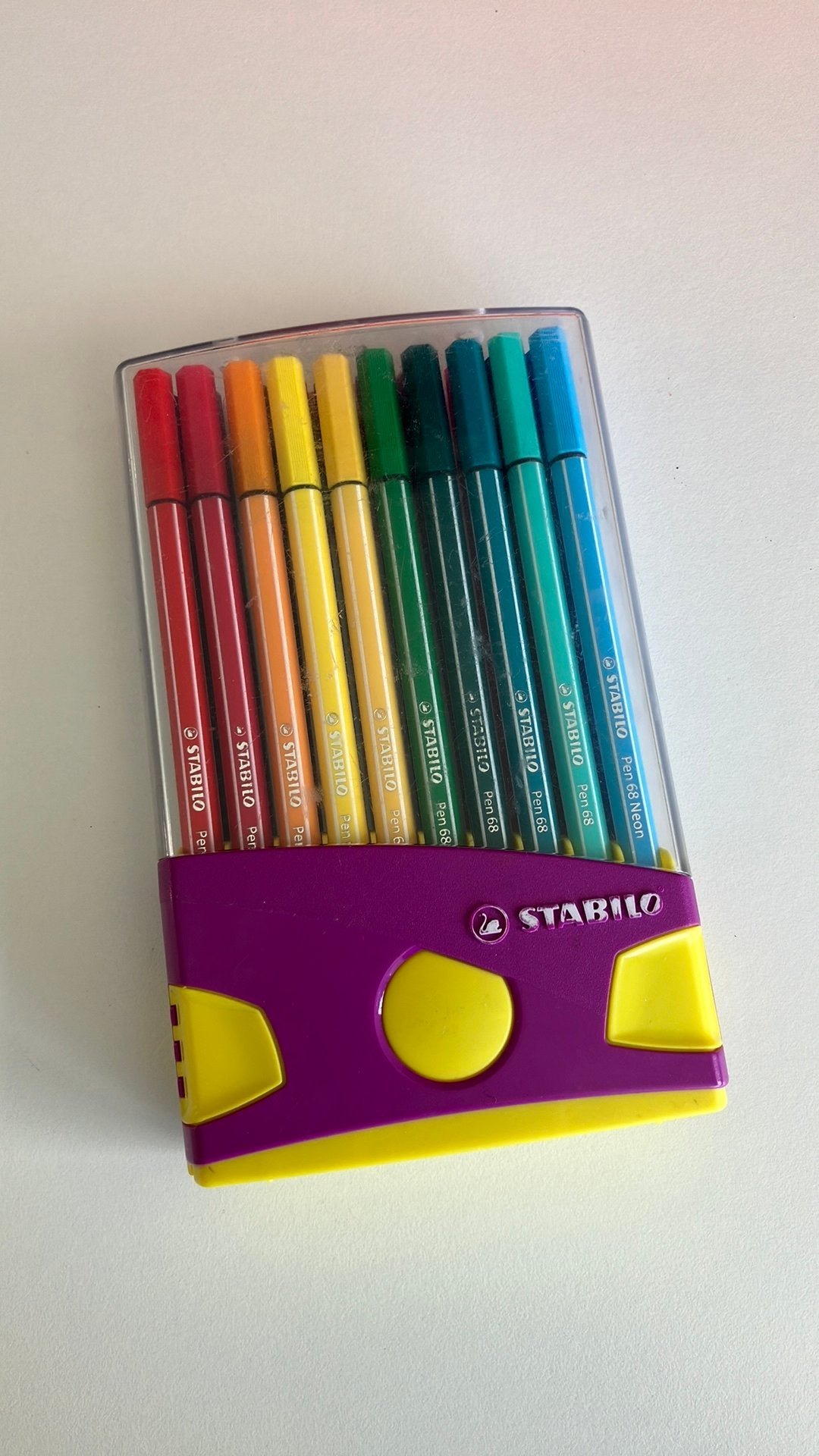 Stabilo stiften 20 stuk in cassette pen 68, Ophalen of Verzenden, Nieuw, Potlood of Stift