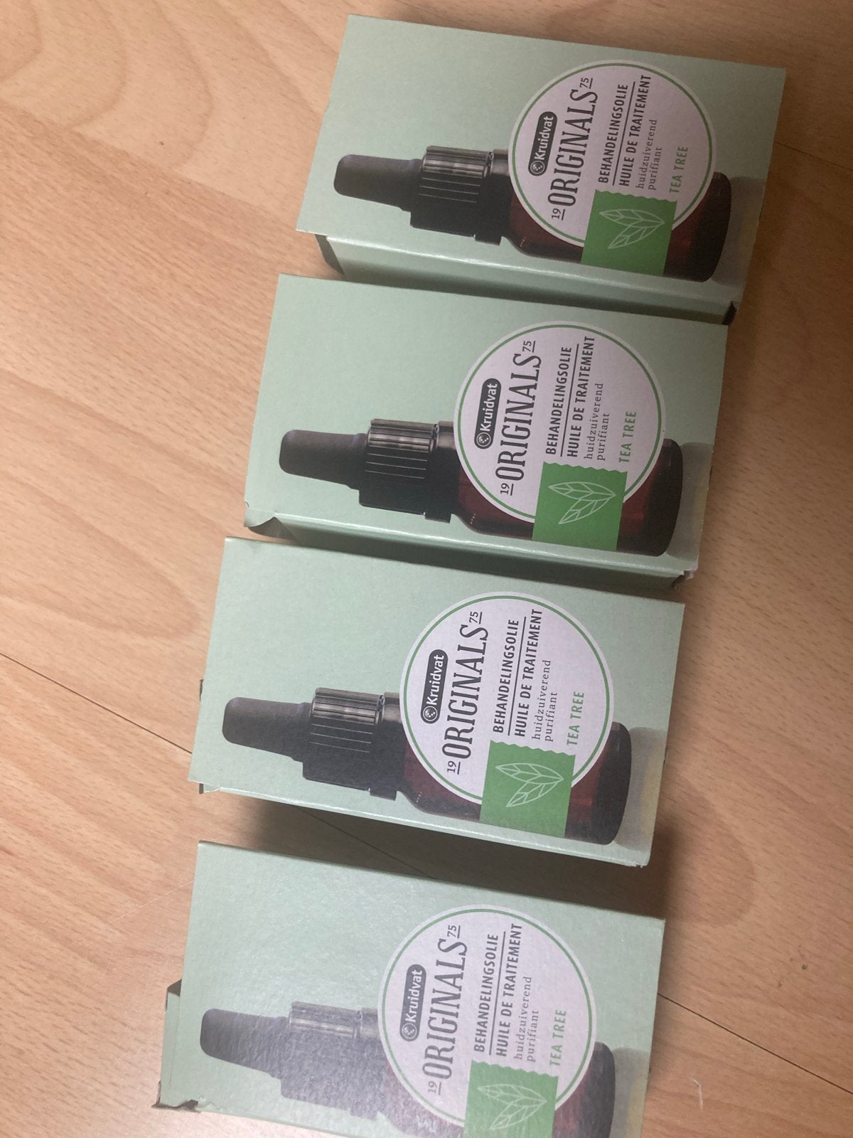 Kruidvat Originals Tea Tree Behandelingsolie (4 stuks), Ophalen of Verzenden, Nieuw, Gehele gezicht, Verzorging