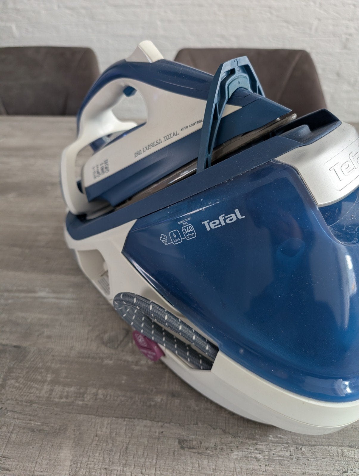 Tefal Pro Express Total Auto Control Stoomstrijkijzer, Ophalen of Verzenden, Gebruikt, Strijkijzer met snoer