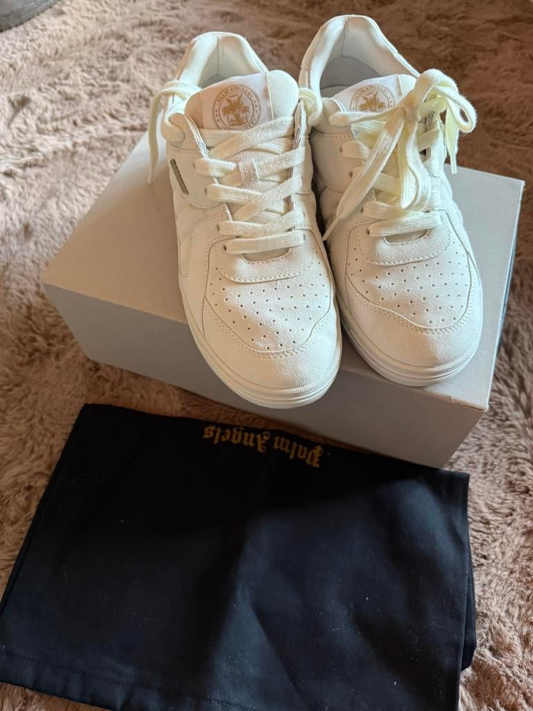 Palm Angels university sneakers suède cream maat 42, Kleding | Heren, Schoenen, Wit, Ophalen of Verzenden, Sneakers of Gympen