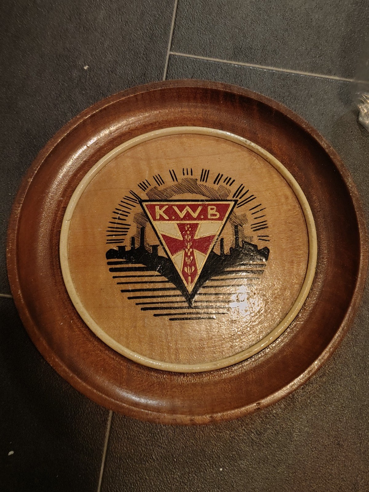 Wandbord K.W.B., Ophalen of Verzenden