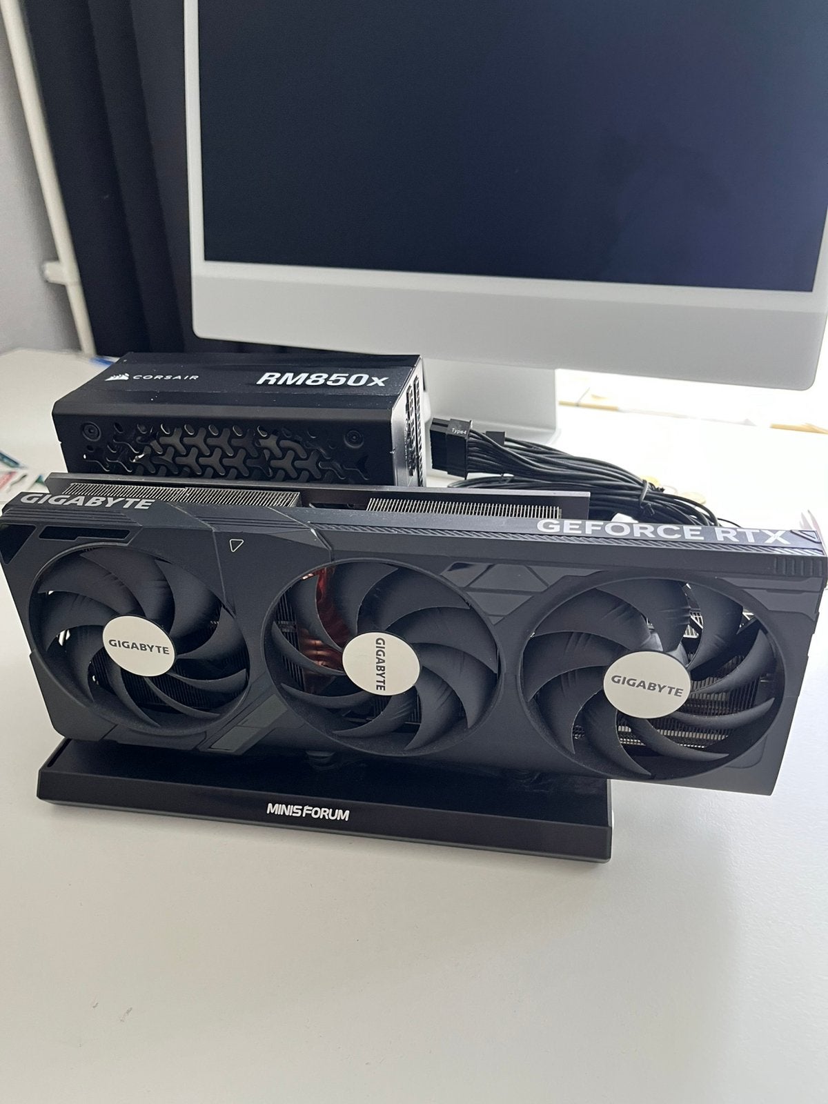 eGPU Station with RTX 4070 Ti SUPER 16GB + PSU, Ophalen, Zo goed als nieuw, GDDR6, PCI-Express 4