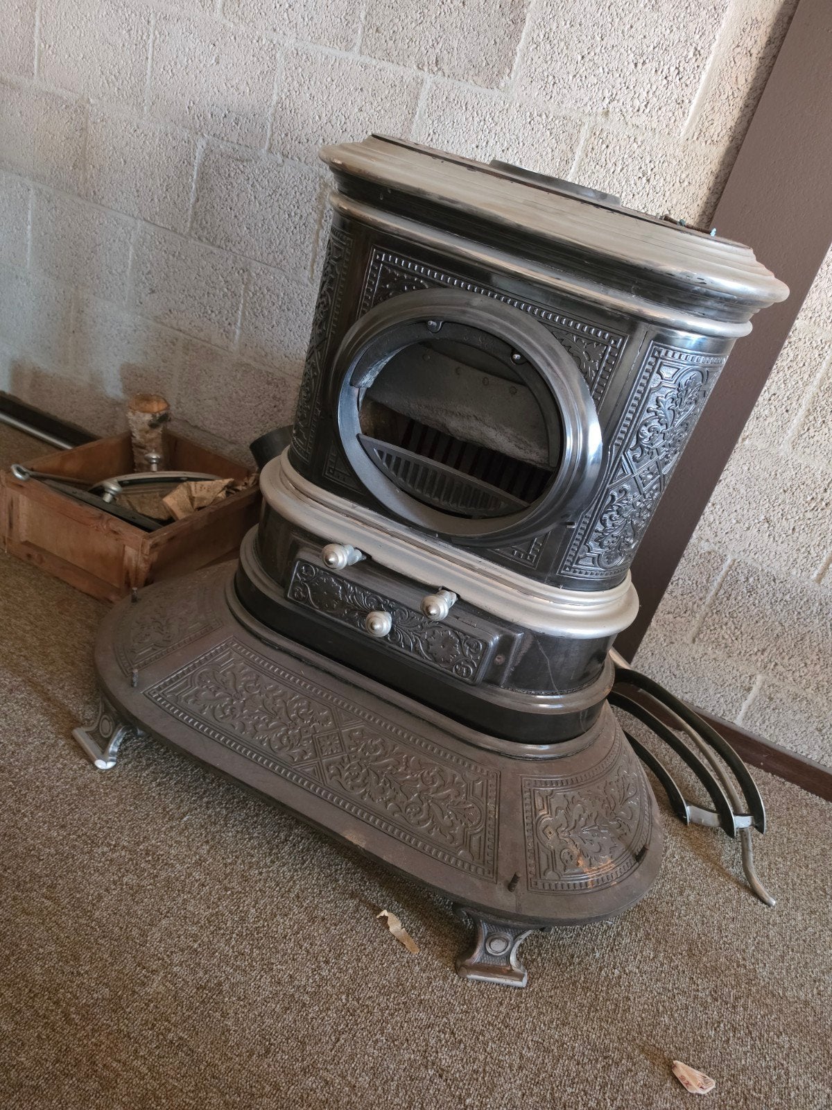 Kachel, Huis en Inrichting, Kachels, Ophalen, Gebruikt, Hout, Houtkachel