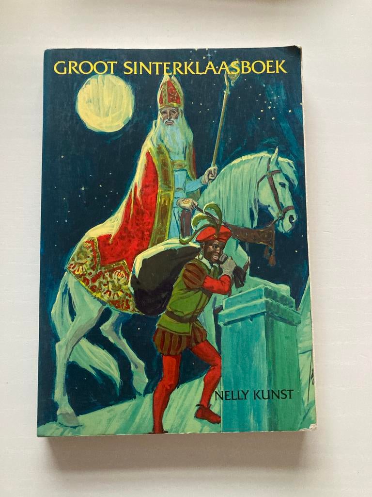 Vintage Groot Sinterklaasboek &Groot Kerstboek - Nelly Kunst, Boeken, Ophalen of Verzenden, Zo goed als nieuw