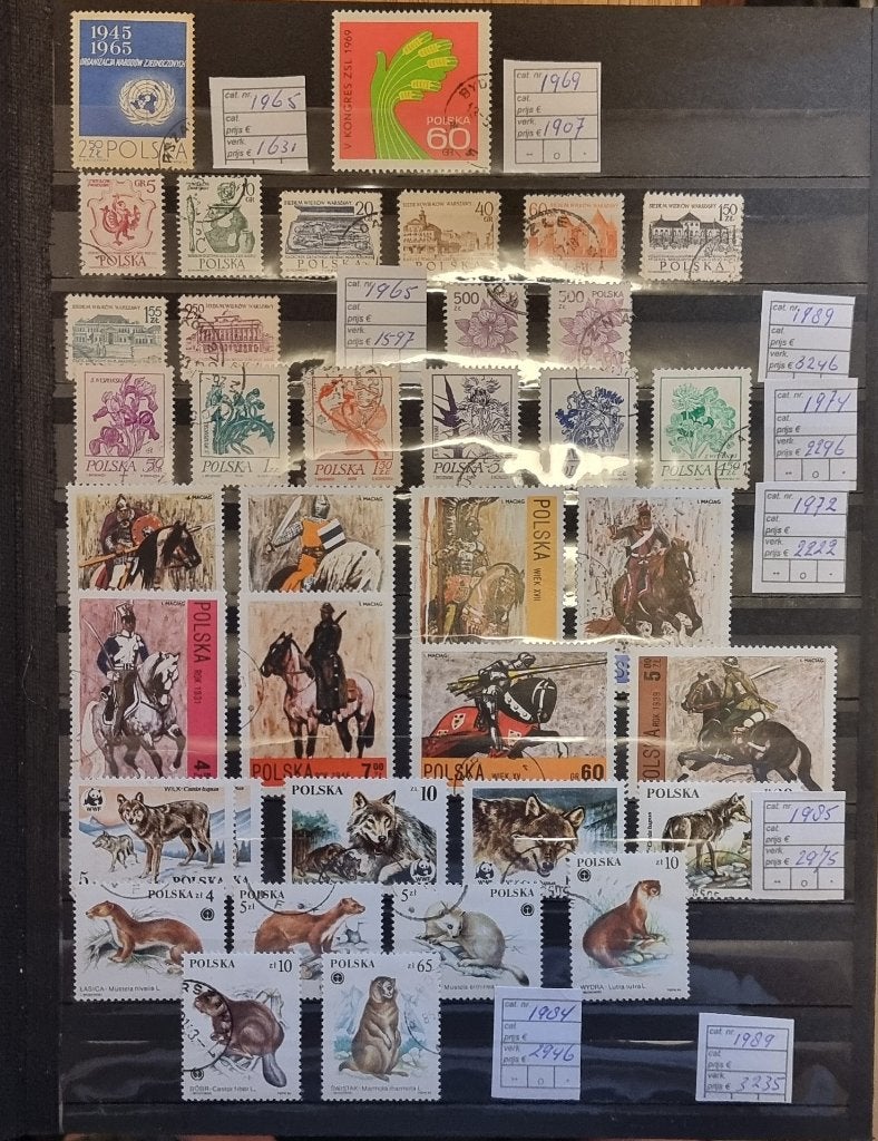 postzegels Polen, Ophalen of Verzenden, Buitenland