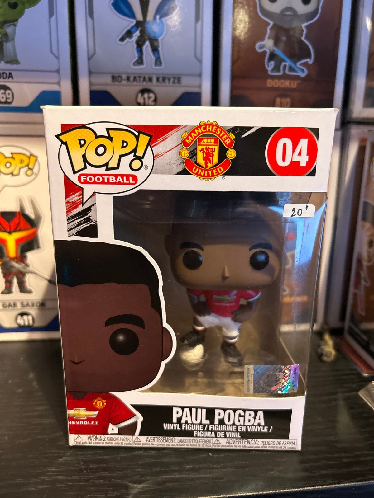Funko Pop! Football Paul Pogba #04 - Manchester United, Ophalen of Verzenden, Gebruikt