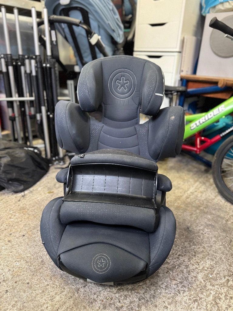 Kiddy Phoenixfix 3 Autostoel (9-18 kg/Isofix) Midnight Black, Kinderen en Baby's, Autostoeltjes, Gebruikt, 9 t/m 18 kg, Verstelbare rugleuning