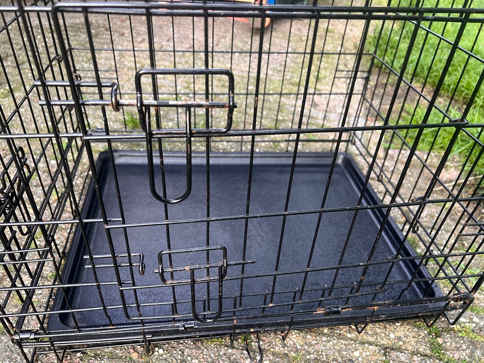 Bench inklapbaar zwart, Dieren en Toebehoren, Ophalen, Gebruikt