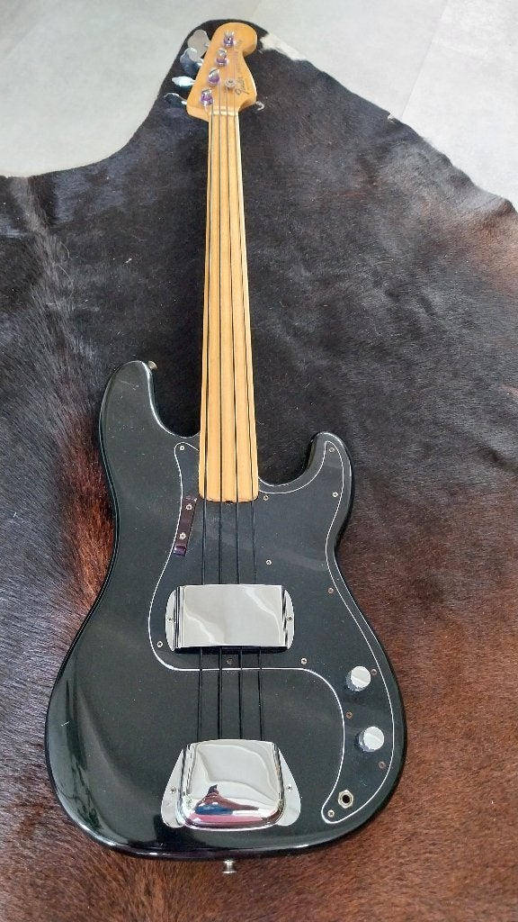 Fender Precision 1977 Fretless, Ophalen, Gebruikt, Elektrisch, Fretloos