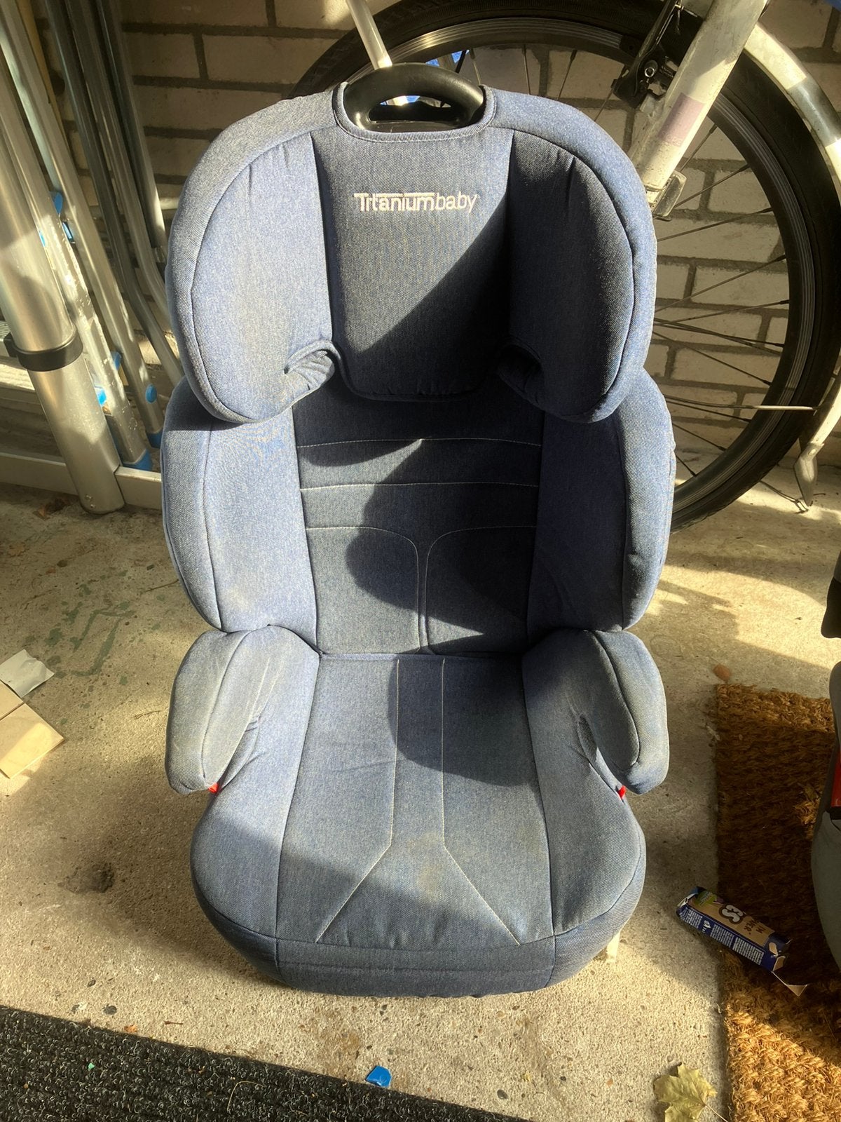Autostoel groep 2/3 isofix titanium baby, Overige merken, 15 t/m 36 kg, Zijbescherming, Ophalen of Verzenden