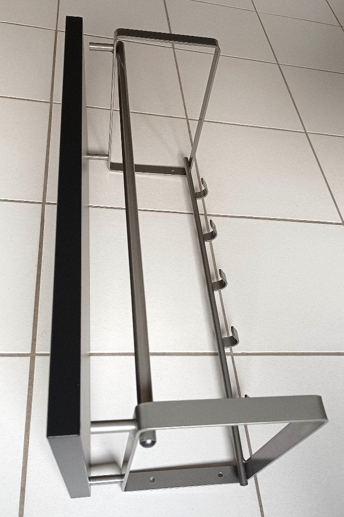 Spinder Rex 3 - wandkapstok ,Dutch design - zwart/zilver, Overige materialen, Zo goed als nieuw, Minder dan 100 cm, Ophalen