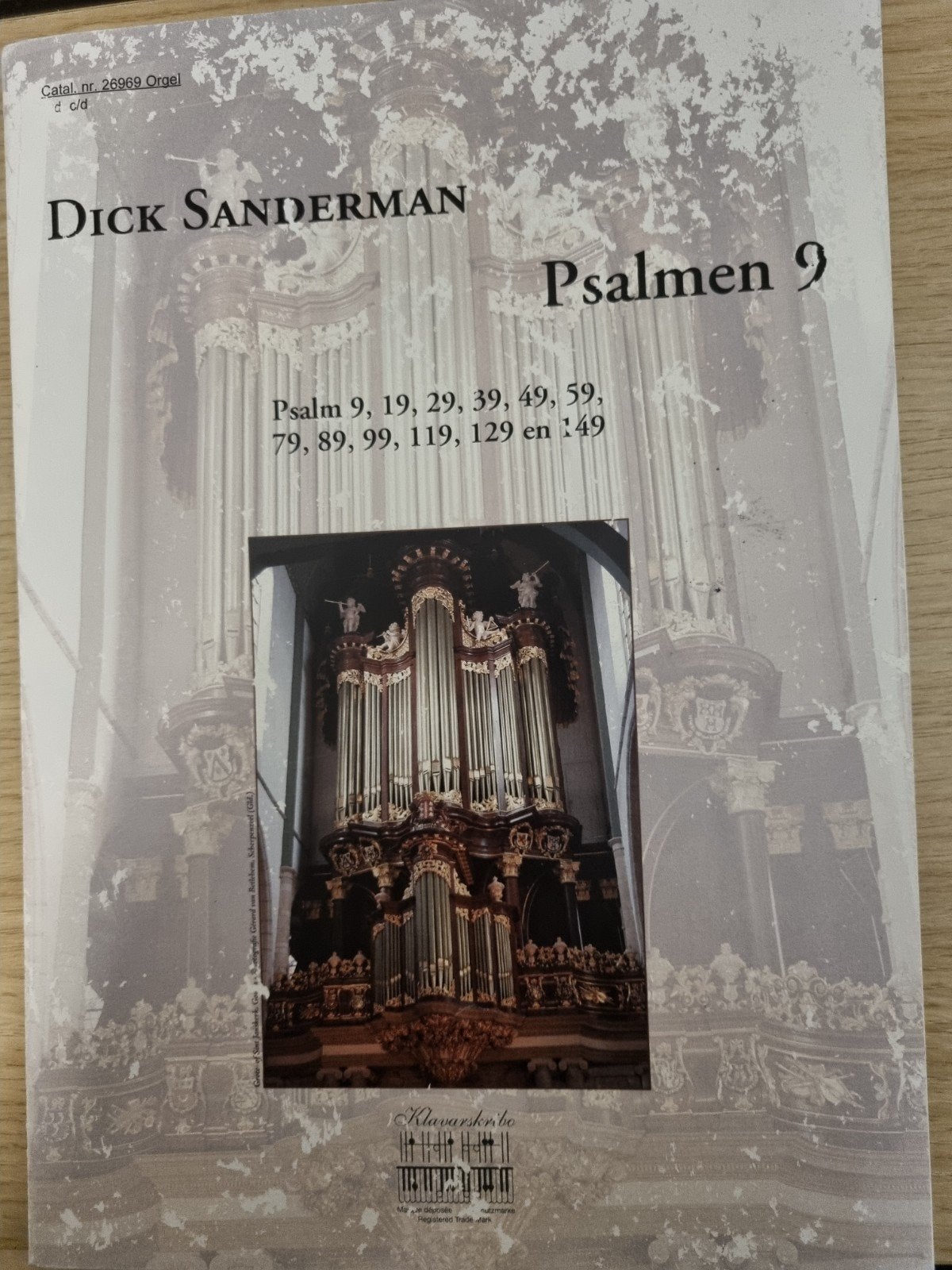 Klavarskribo bundeltje v. 12  psalmen, Dick Sanderman, Ophalen of Verzenden, Artiest of Componist, Religie en Gospel