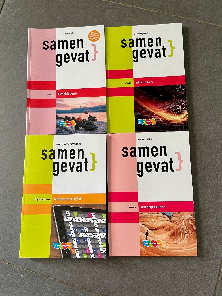 Examenhulp boeken VWO GS, WIA, NED, AK, Ophalen, Nieuw, VWO