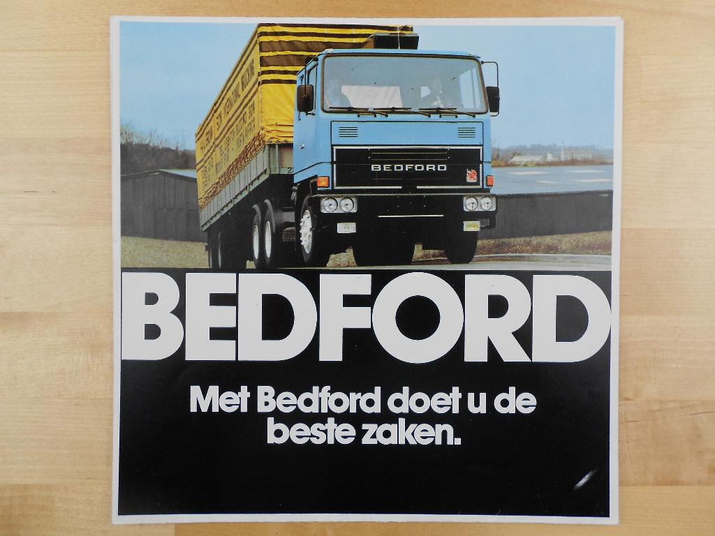 Bedford Programma Brochure ca 1977 – TM TK CF Chevanne, Bedford, Ophalen of Verzenden, Zo goed als nieuw, Overige merken