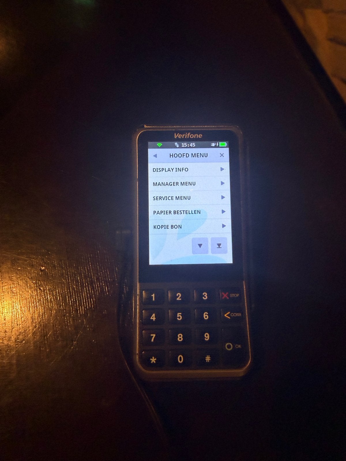 Verifone V400m pinautomaat, Zakelijke goederen, Kantoor en Winkelinrichting | Kassa's en Betaalsystemen, Ophalen of Verzenden