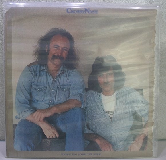LP - Crosby-Nash - Whistling down the wire - POSTER - NM, LP, Gebruikt, Ophalen of Verzenden, Inclusief binnenhoes
