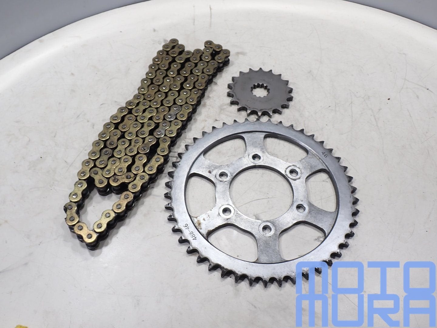 Kawasaki ZX12R 2002 - 2006 kettingset ketting tanwiel tandwi, Gebruikt, -, -, Ophalen of Verzenden