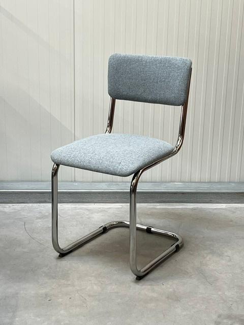 Retro sledestoelen nieuw eettafelstoelen lichtblauw prijs ps, Overige kleuren, ., Overige materialen, Vintage