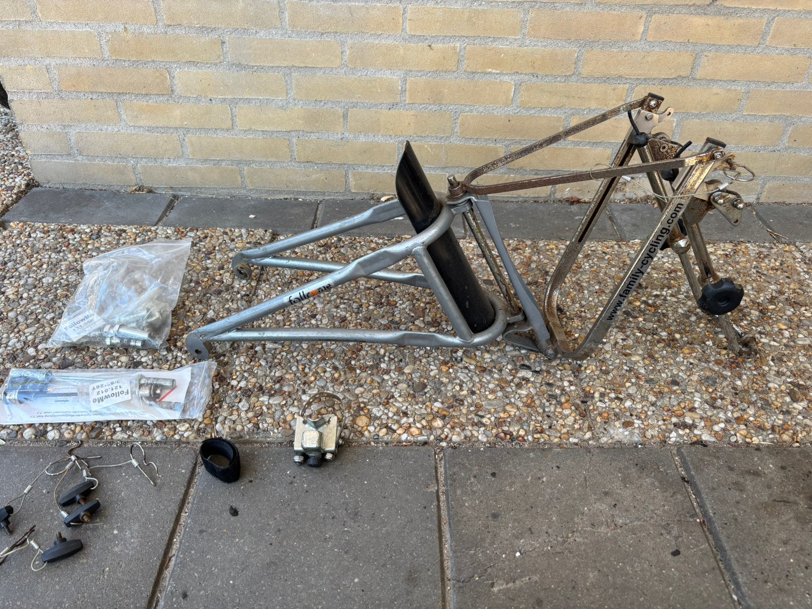 FollowMe Tandem, Fietsen en Brommers, Ophalen, Gebruikt, Aanhangfiets, Opvouwbaar