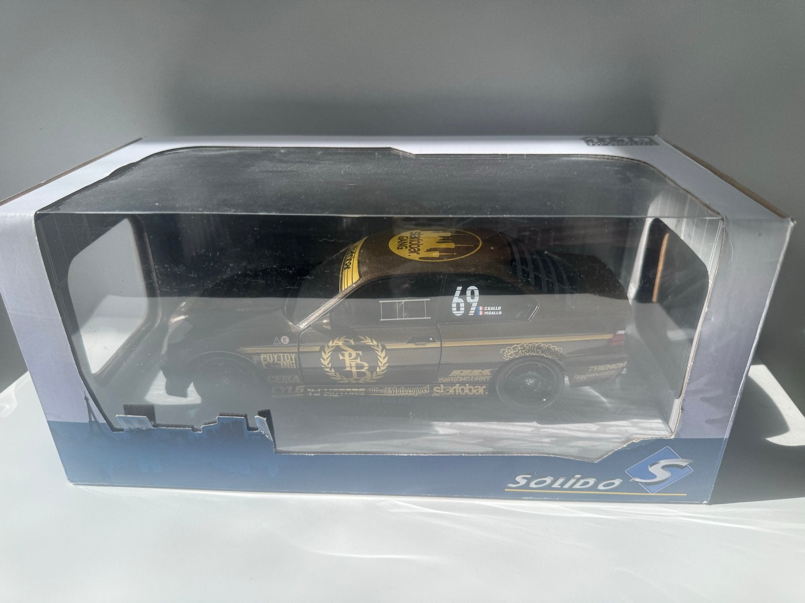 Solido BMW E36 Coupe M3 starfobar gang 1:18 -, Ophalen of Verzenden, Zo goed als nieuw, Auto, Solido