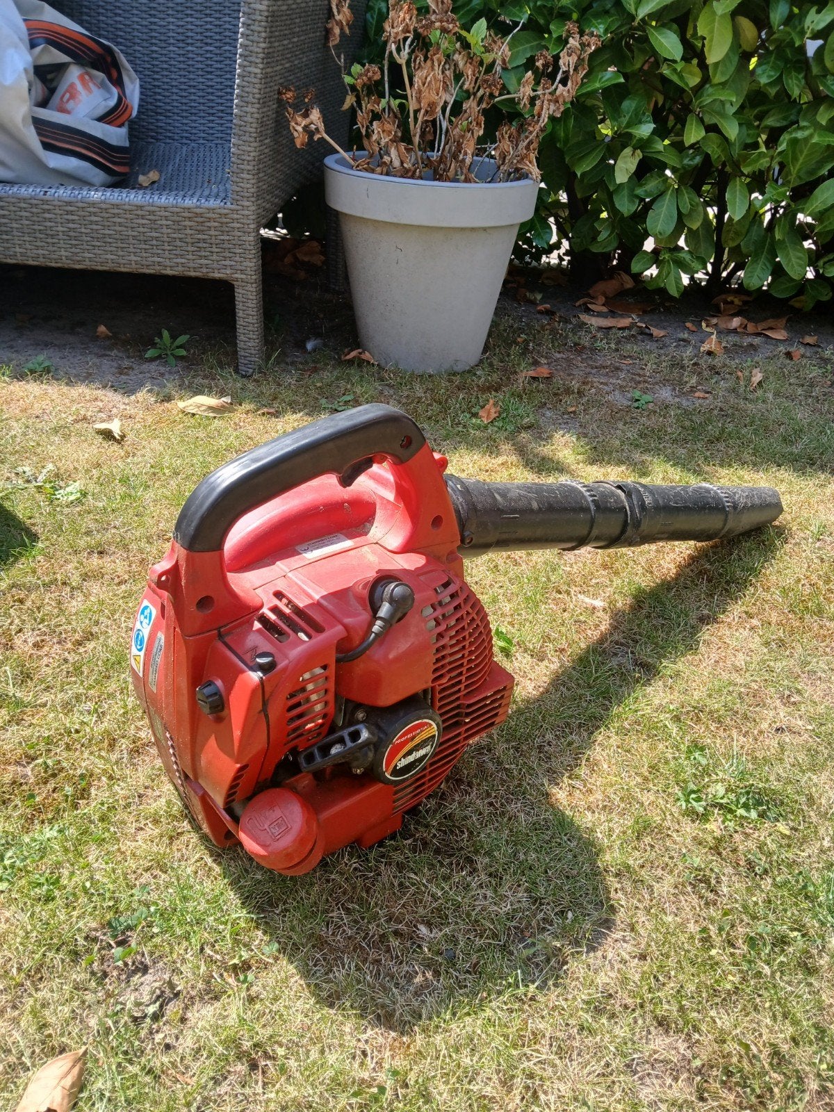 te koop Shindaiwa EB240 proffeasionele machine, Ophalen, Benzine