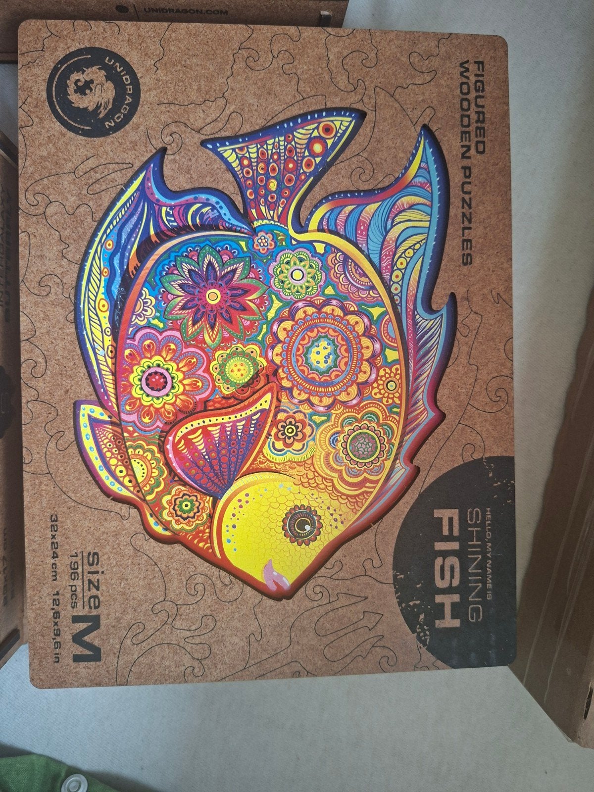 Unidragon Houten Puzzels - Compleet en Los Verkrijgbaar, Ophalen of Verzenden, Minder dan 500 stukjes, Zo goed als nieuw, Legpuzzel