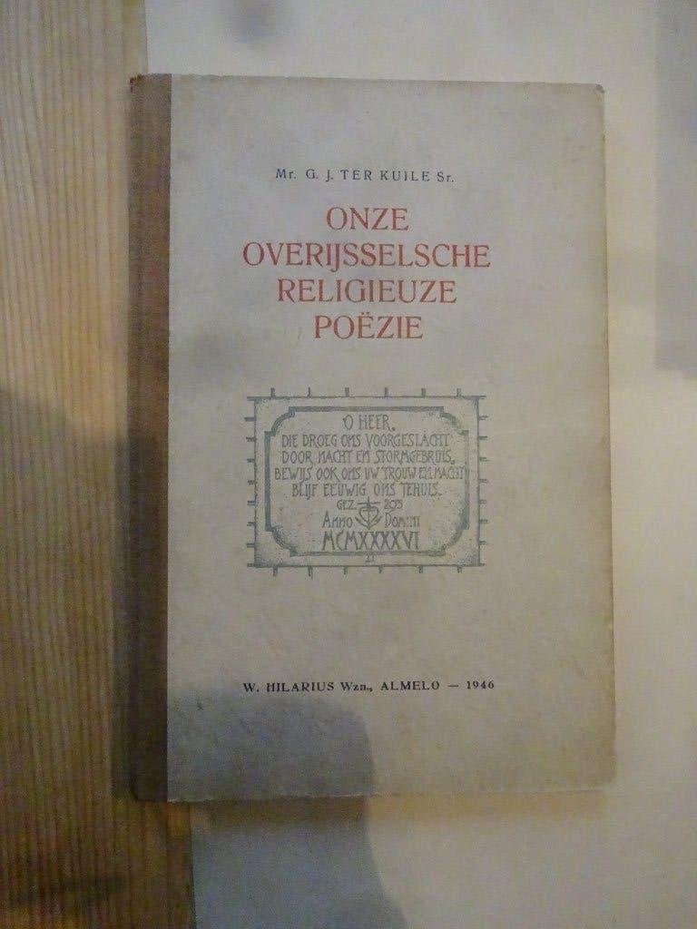 Overijsselse poezie, Boeken, Gelezen, Ter Kuile, Ophalen of Verzenden, Nederland