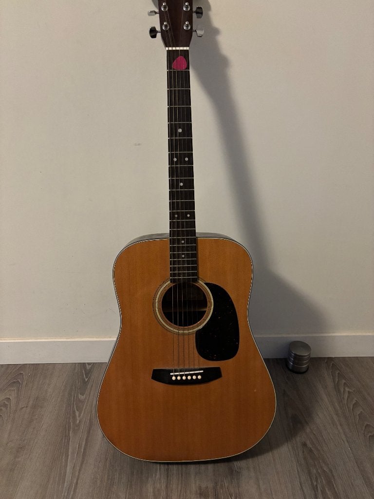 Vintage Aria 9300 (Japan, 1974) – Matsumoku, Ophalen of Verzenden, Gebruikt, Klassieke of Spaanse gitaar, Met koffer