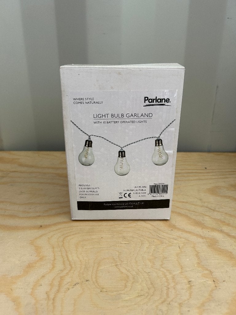 Parlane Lichtslang 10 lampjes – Batterijverlichting Binnen, ., Nieuw, Ophalen of Verzenden, .