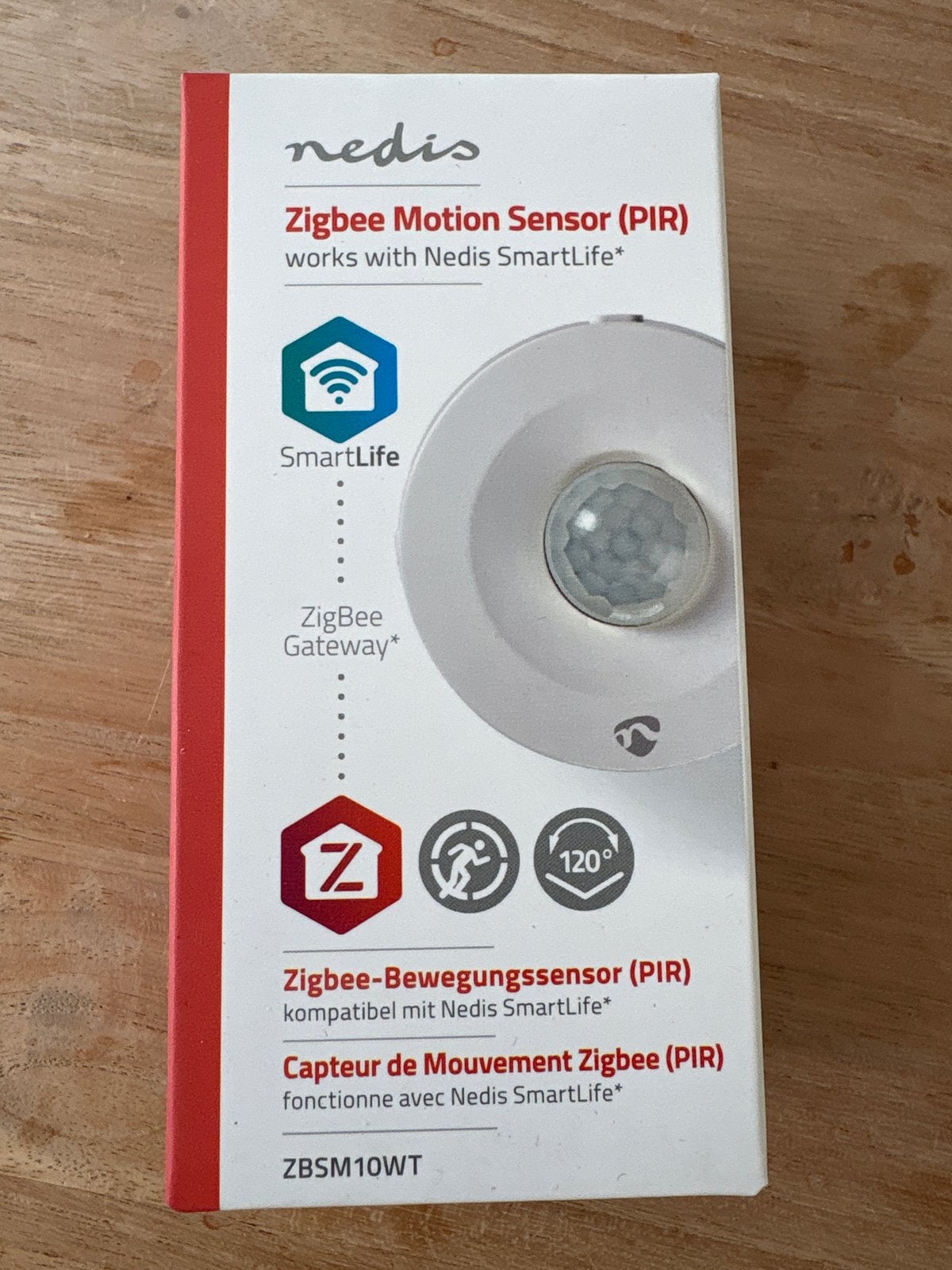 Nedis Zigbee Bewegingssensor (PIR) SmartLife, Ophalen of Verzenden, Nieuw