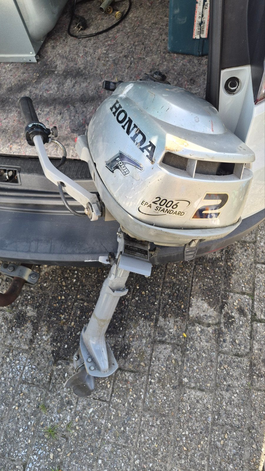 Honda buitenboordmotor 2 pk, Watersport en Boten, Gebruikt, Minder dan 5 pk, Viertaktmotor, Ophalen of Verzenden
