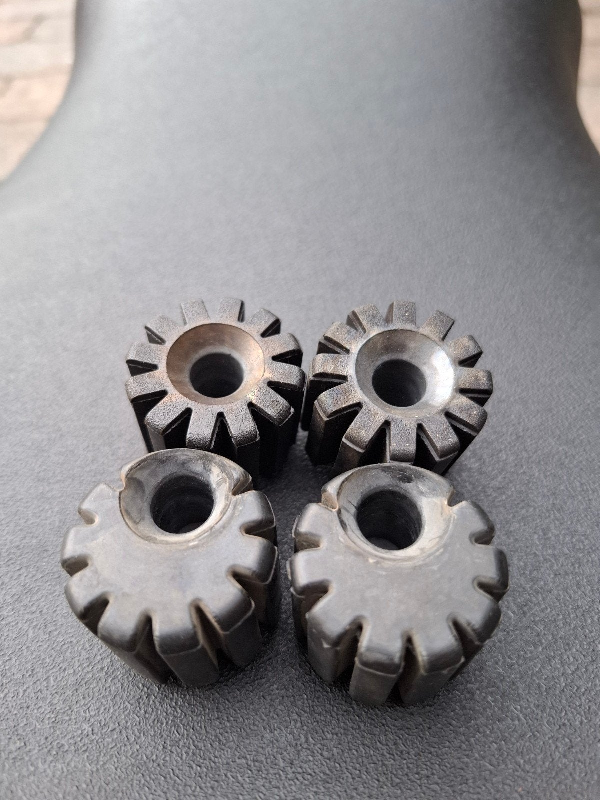 Set van 2 verlaging rubbers voor zadel BMW GS, Motoren, Ophalen of Verzenden