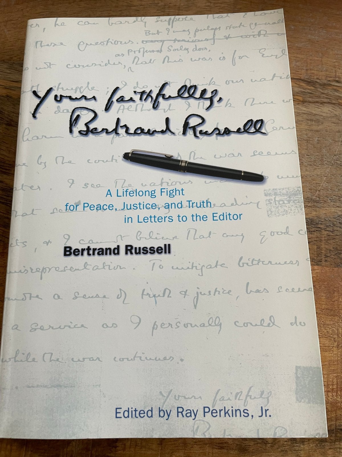 Your Faithfully, Bertrand Russell - Brieven aan de redacteur, Boeken, Ophalen of Verzenden, Zo goed als nieuw
