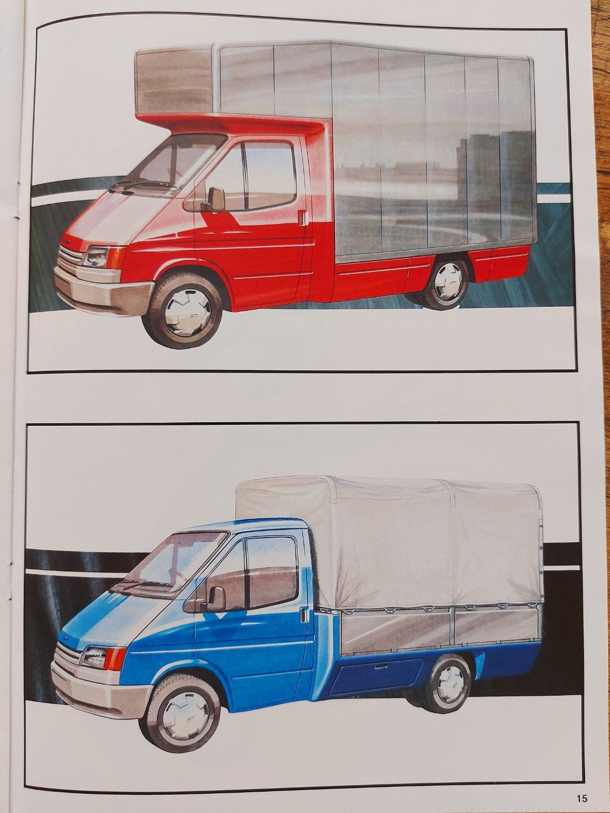 1986 bijzondere Ford Transit folder NL, Ophalen of Verzenden, Zo goed als nieuw, Ford