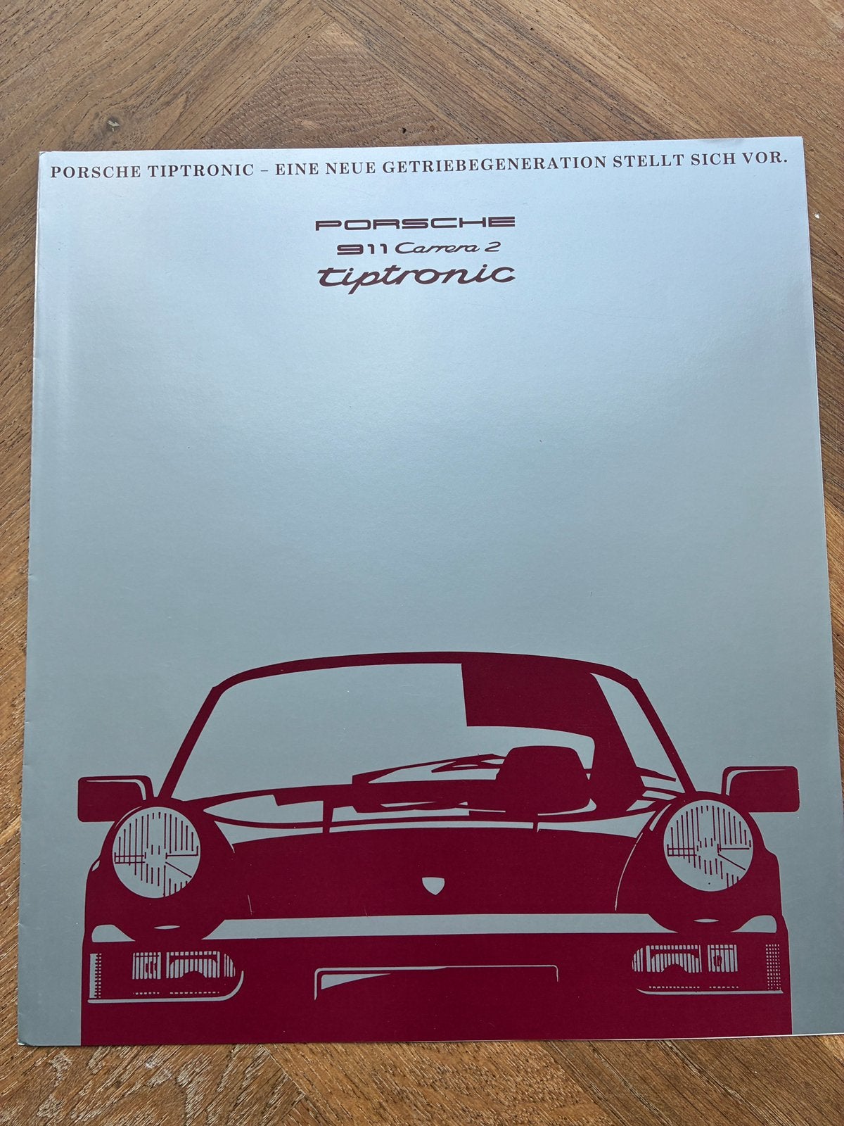 Porsche 911 Carrera Tiptronic brochure modeljaar 1990, Verzenden, Zo goed als nieuw, Porsche